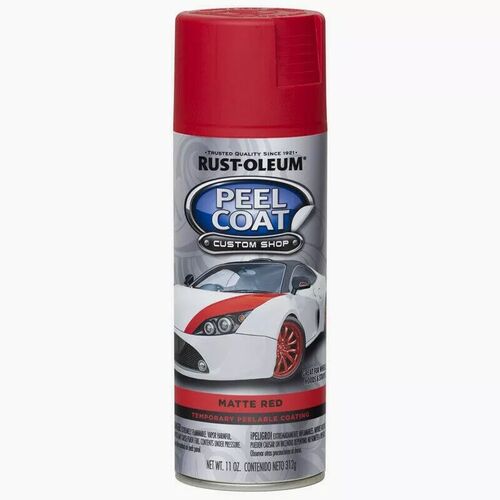 Automotive Peel Coat Spray in Matte Red - 11 oz
