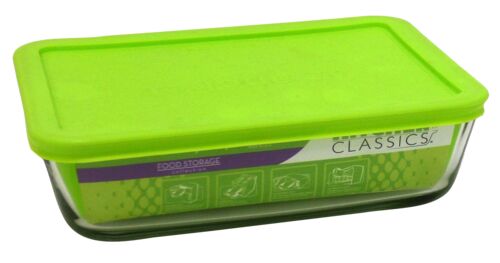6 Cup Glass Storage Container w/Cover