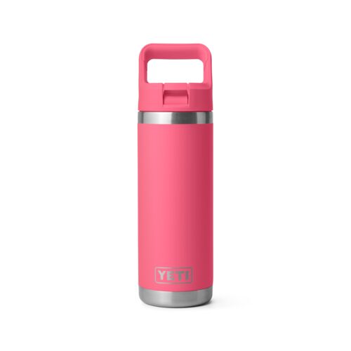 18 oz Rambler Water Bottle with Color-Matched Straw Cap