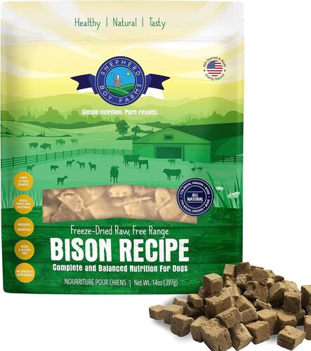Freeze-Dried Bison Recipe For Dogs - 14 oz