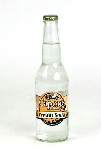 Capone Creme Soda - 12 oz Glass Bottle