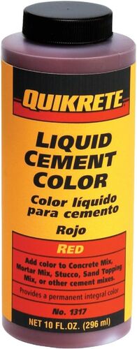 Liquid Cement Color 10 oz in Red