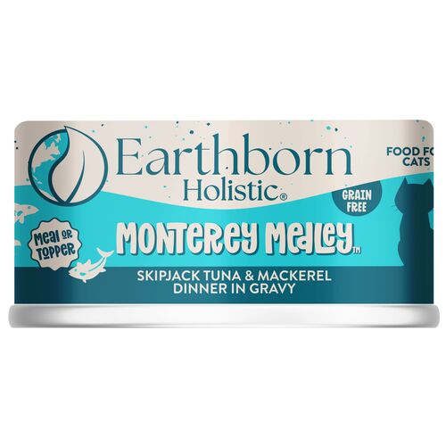 Monterey Medley Skipjack Tuna & Grilled Mackerel Dinner in Gravy Grain-Free Canned Cat Food