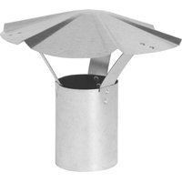 6" Galvanized Rain Cap 30 Gauge