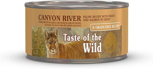 Canyon River Grain-Free Wet Canned Cat Food with Trout & Smoked Salmon - 3 oz