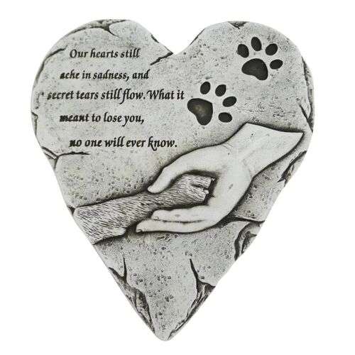 Paw in Hand Stepping Stone