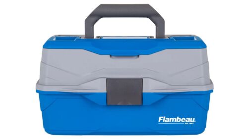 Classic 2-Tray Tackle Box in Blue/Grey
