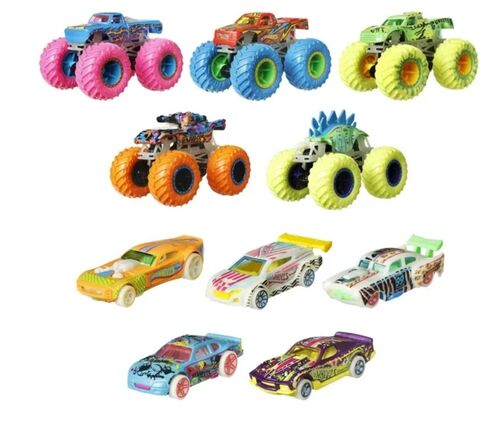 Monster Trucks Glow In The Dark Multipack