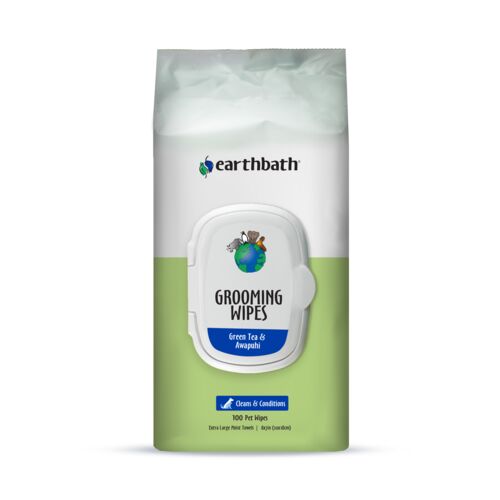 Green Tea Pet Grooming Wipes - 100 Count