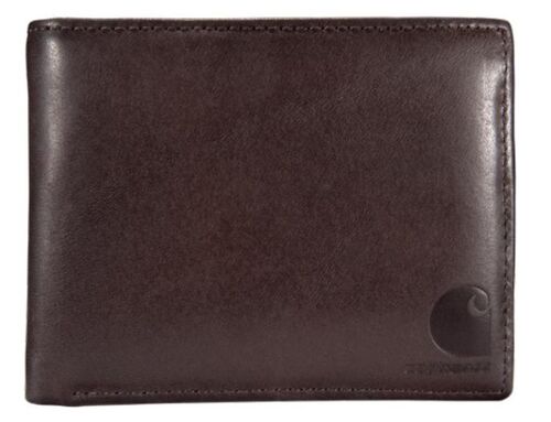 Oil Tan Leather Passcase Wallet in Dark Brown