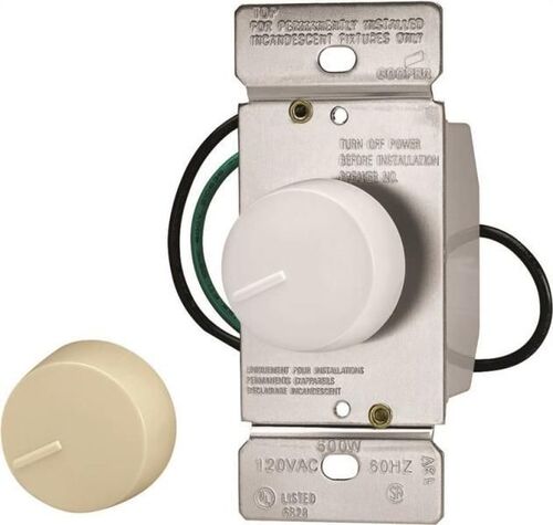 600 W 120 VAC 1 Pole Core React Preset Rotary Dimmer