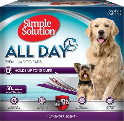 All Day Disposable Training Dog Pads - 50 Count