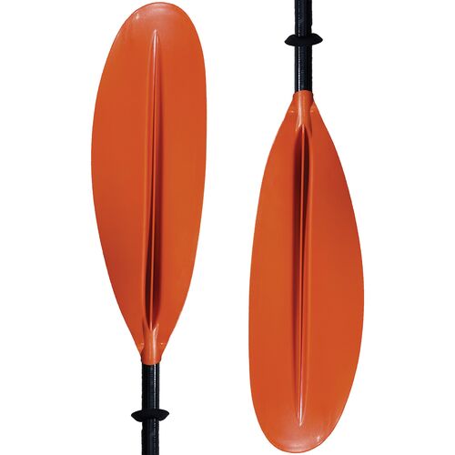 225cm Fiberglass Kayak Paddle in Orange