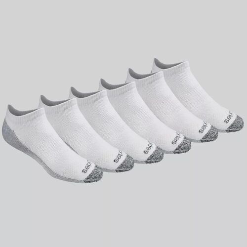 Men's 6-Pack Moisture Control No Show Socks - Size 6-12