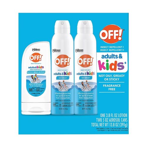 Adult & Kids Pack Insect Repellent - 3-Pack