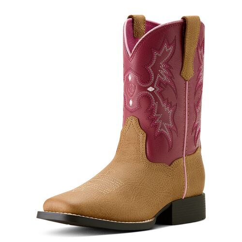 Kids' Tombstone Wide Square Toe Western Boots