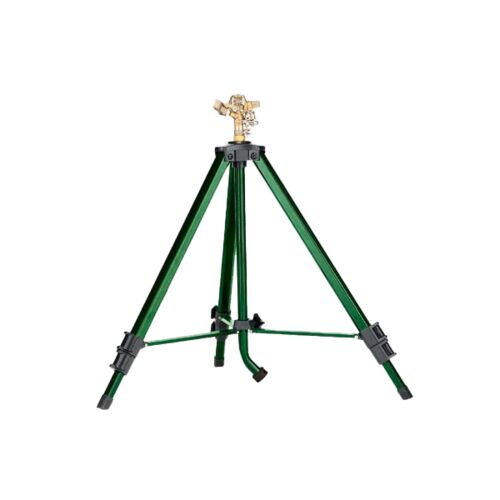 Brass Impact Sprinkler on Tripod Base
