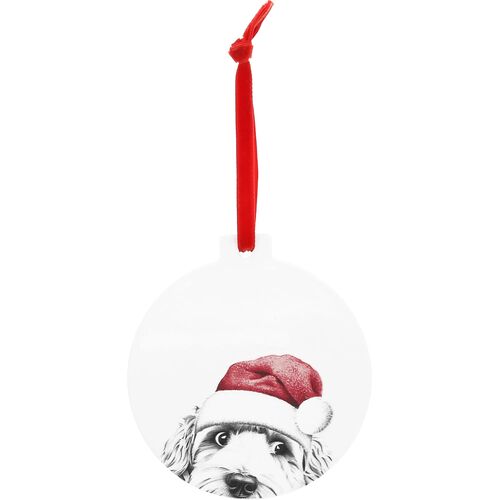 4" Dog Ceramic Ornament