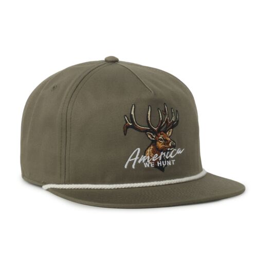 Men's America We Hunt Elk Head Cap