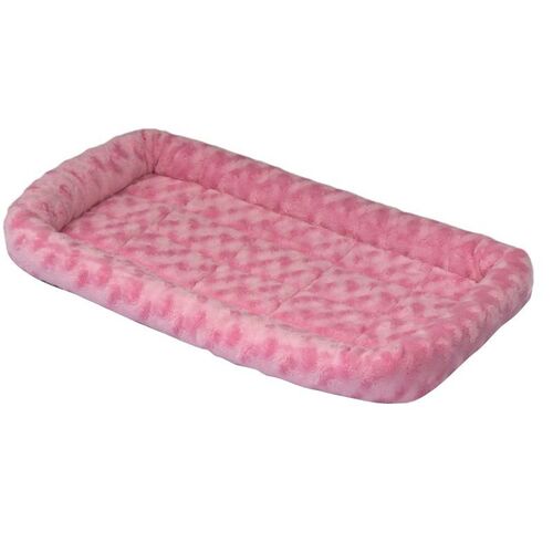 QuietTime Pink Fashion Pet Bed in Pink- 24 x 18