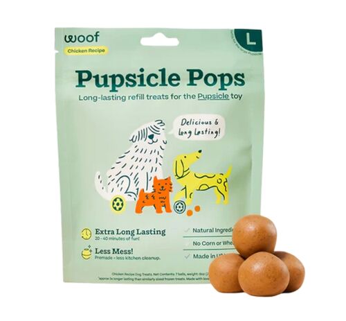 Pupsicle Refill Pops for Large Pupsicle in Chicken - 7 Count