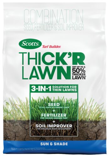 Turf Builder Thick'R Lawn Seed/Fertilizer Sun & Shade