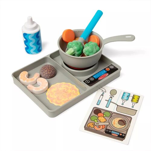 Simmer & Stir Stovetop Play Set with Water Wow! Color Changing Play Food Set