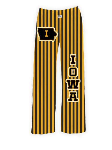 Unisex Iowa Striped Pajama Lounge Pants
