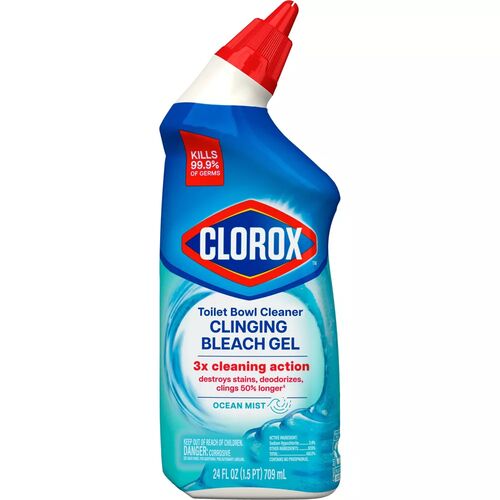 Clinging Bleach Gel Toilet Bowl Cleaner - 24 oz