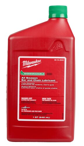 Biodegradable All Season Bar and Chain Lubricant - 1 Quart