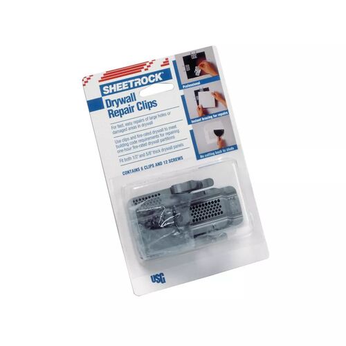 Metal Drywall Repair Clips 6-Pack