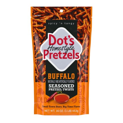 Homestyle Buffalo Flavored Seasoned Pretzel Twists - 16 oz