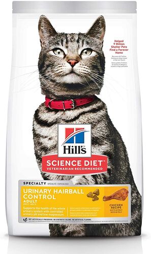 Adult Urinary Hairball Control Chicken Recipe Cat Food