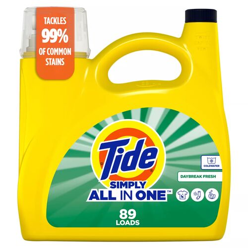 Simply All In One Liquid Laundry Detergent in Daybreak Fresh - 117 oz