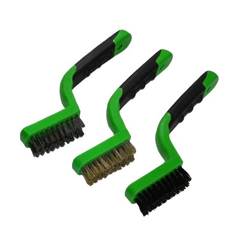 3-Piece 7" Mini Wire Brush Set