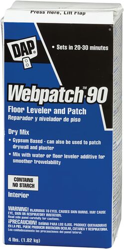 Webpatch 90 Series Floor Leveler and Patch in Off-White - 4 Lb Tub