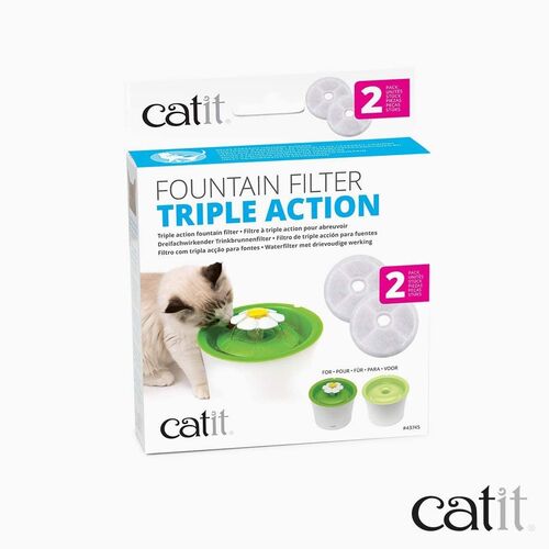 Fountain Filter Triple Action 2 Pack