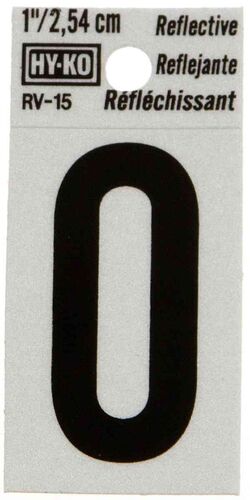 1" Reflective Vinyl Numbers