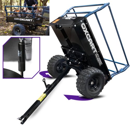 Territory Mesh-Free ATV Lift-Assist & Swivel Utility Dump Trailer, 1,750 Lbs 25 Cubic Feet