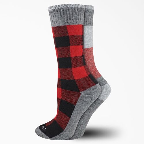Women's 2-Pack Fiber Thermal Crew Socks