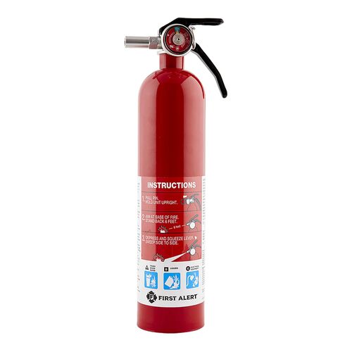 Rechargeable Home Fire Extinguisher UL Rated 1-A, 10-B:C (Red)