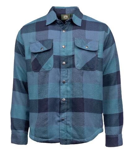 Men's Insulated Flannel Shirt Jacket