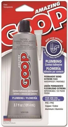 Plumbing Clear Adhesive - 3.7 oz