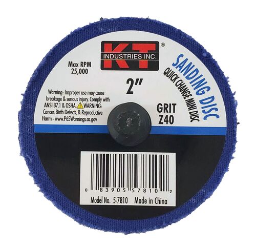 Quick Change Mini Sanding Disc