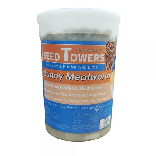 Sunny Mealworm Seed Tower Bird Food - 64 oz