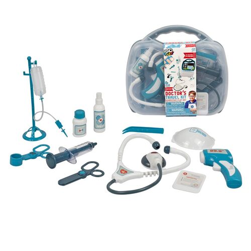 Doctor's Travel Kit Playset - 14-Piece