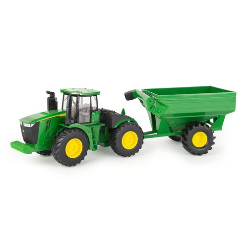 1:32 John Deere 9R Tractor with Grain Wagon