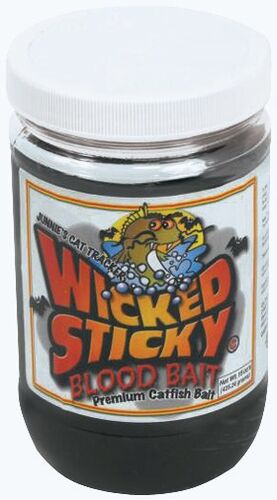 Wicked Sticky Blood Bait Catfish Bait - 16 oz