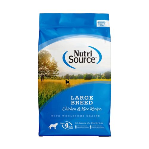 Large Breed Chicken & Rice Recipe Dry Dog Food - 26 Lb