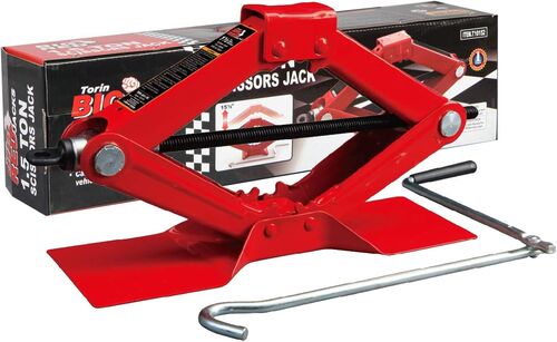 BIG RED 1.5-Ton Steel Scissor Jack